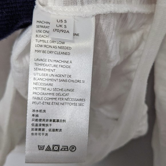 Free People White Square Neck Balloon Sleeve Top S - Picture 7 of 8